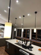 Hand Carved Alabaster Pendent