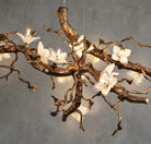 Handcrafted Sculptural Floral Branch Chandelier by Blushlighting