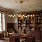 Handcrafted Sculptural Floral Branch Chandelier by Blushlighting