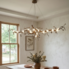 Handcrafted Sculptural Floral Branch Chandelier by Blushlighting