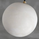 Hansa Alabaster Ball Pendant Light, Island Mini Pendant Light - 6"DBlushlighting