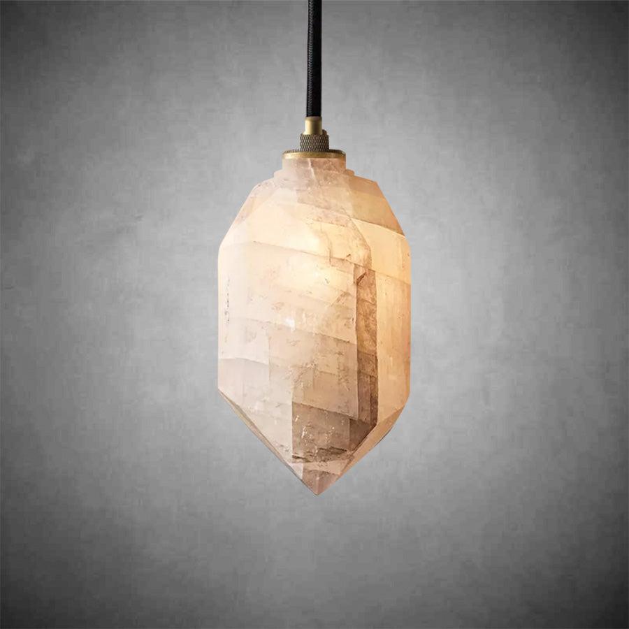 Harlew Calcite Pendant - Lacquered Burnished BrassBlushlighting