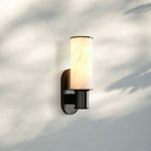 Harline Alabaster Wall Sconce-Bronze-