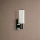 Harline Alabaster Wall Sconce - BlackBlushlighting