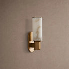 Harline Alabaster Wall Sconce - BrassBlushlighting