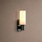 Harline Alabaster Wall Sconce - BlackBlushlighting