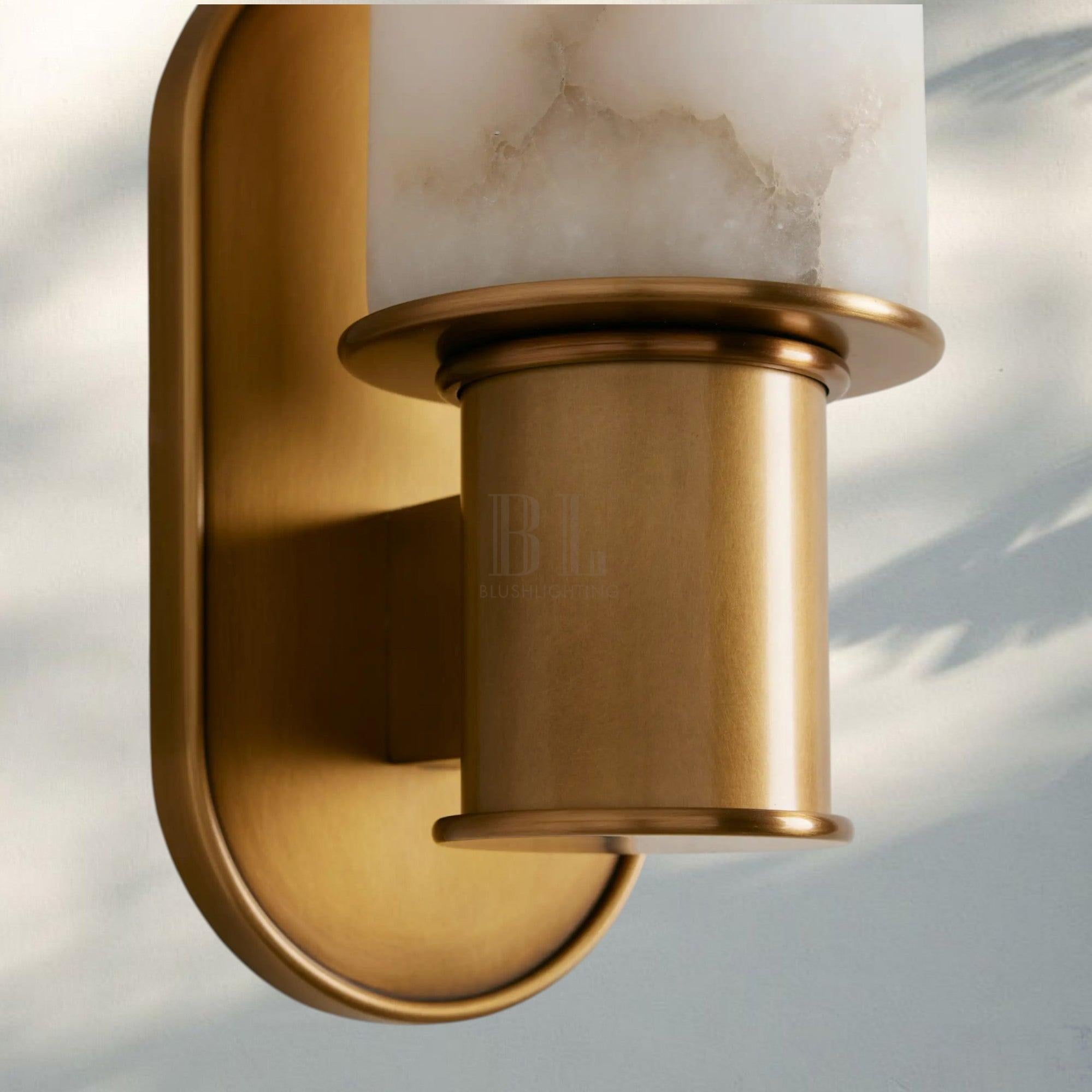 Harline Alabaster Wall Sconce-
