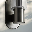 Harline Clear Glass Wall Sconce - NickelBlushlighting