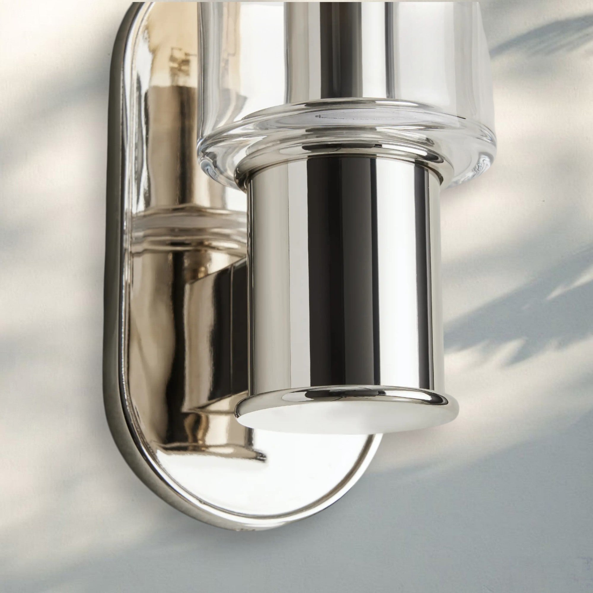 Harline Clear Glass Wall Sconce-