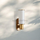 Harline Milk Glass Wall Sconce - BrassBlushlighting