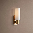 Harline Milk Glass Wall Sconce - BrassBlushlighting