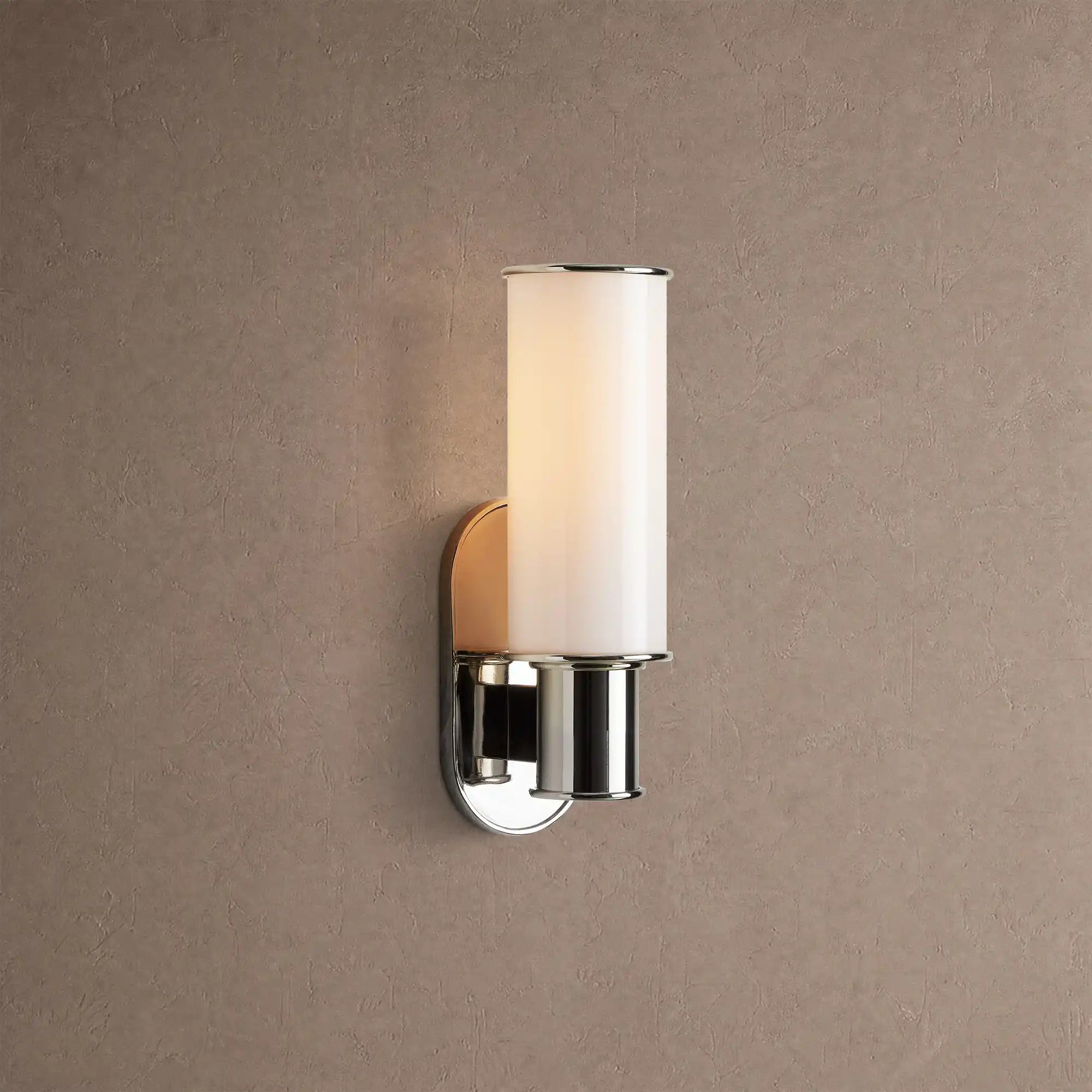 Harline Milk Glass Wall Sconce - BlackBlushlighting