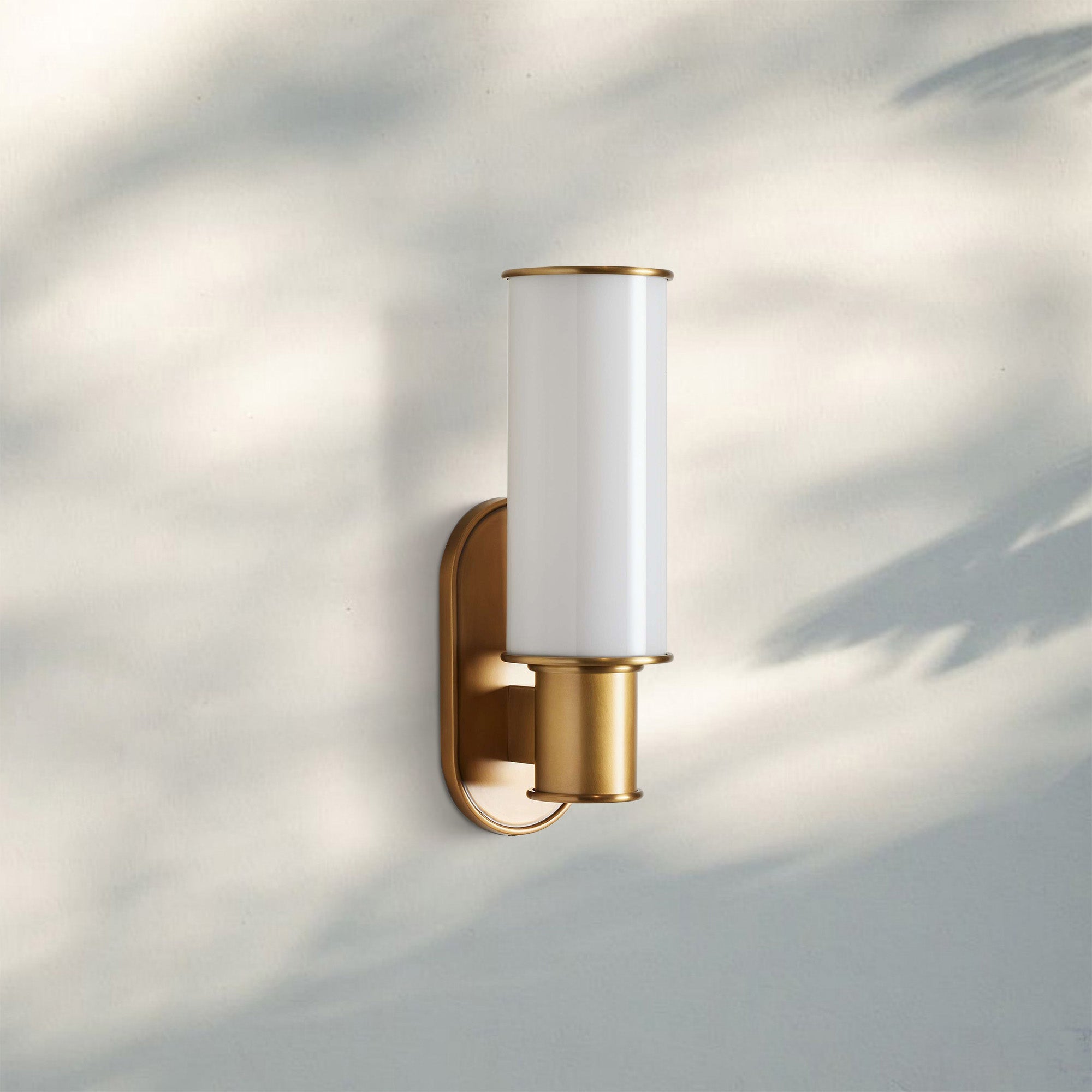 Harline Milk Glass Wall Sconce-