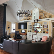 Hoden Modern Crystal Round Chandelier For Living Room, Luxury Chandelier 43"