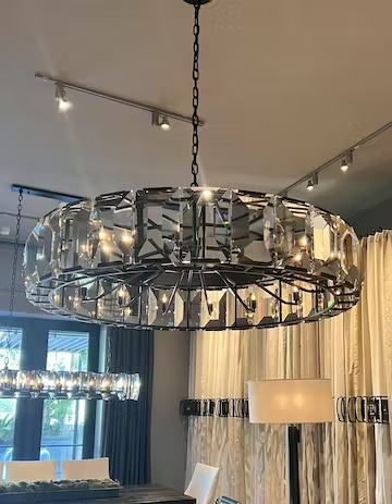 Harlew Crystal Round Chandelier 19''31''43''60''