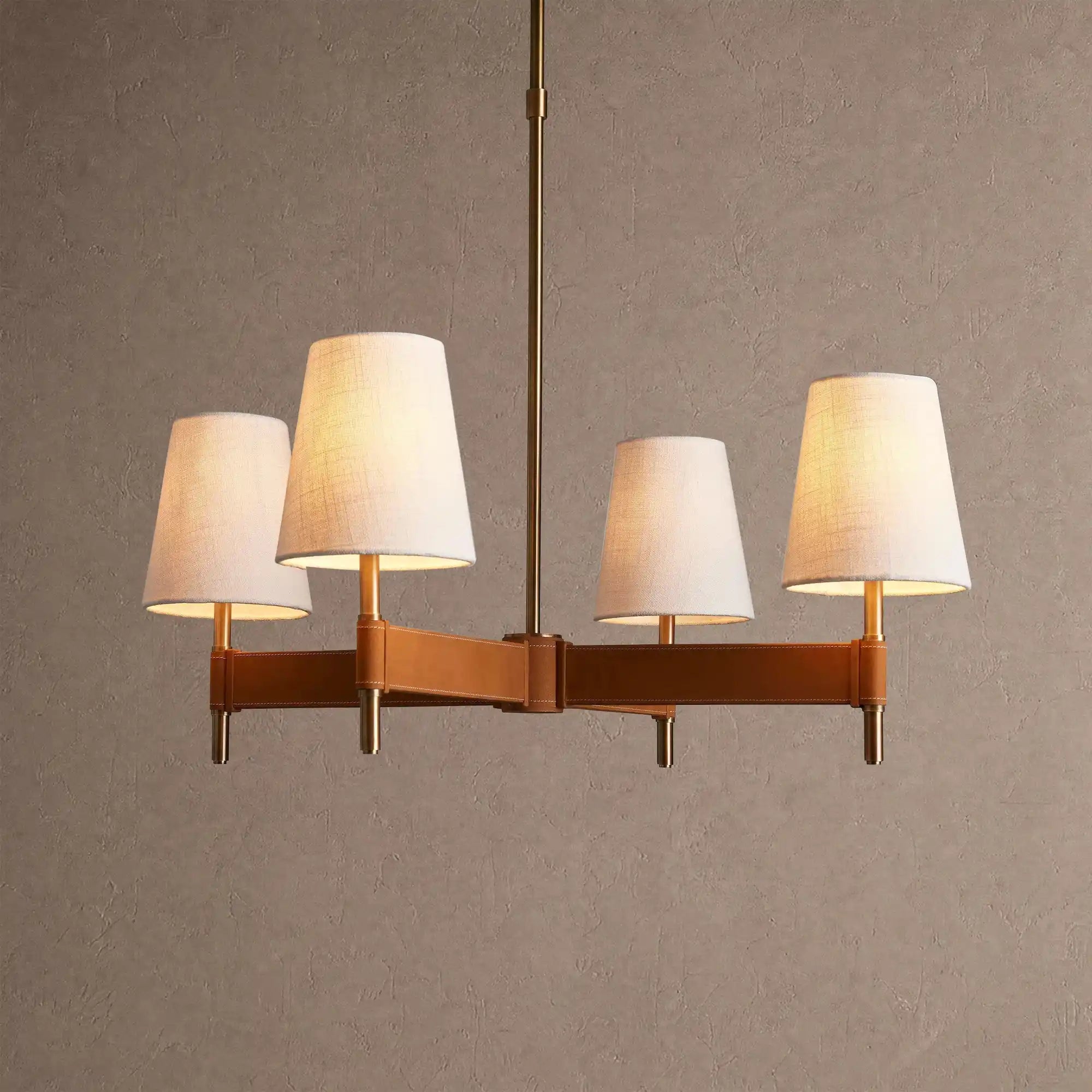 Hasting 4-Light Cross Chandelier - Blushlighting