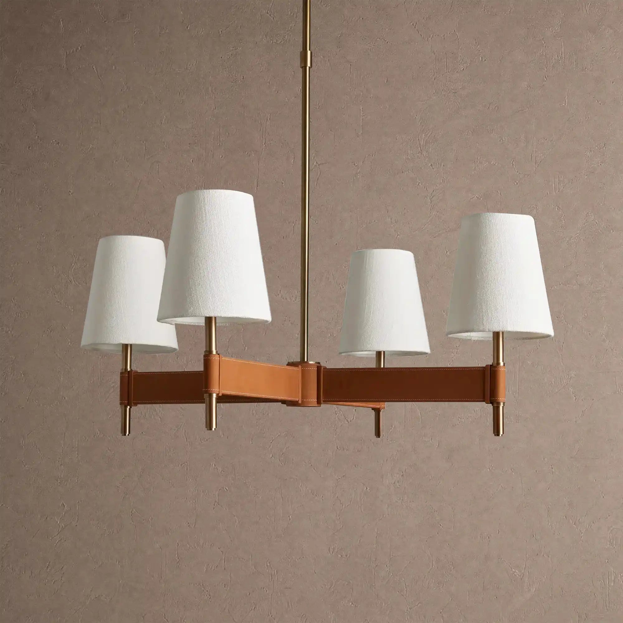 Hasting 4-Light Cross Chandelier - Blushlighting