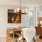 Hasting 4 - Light Cross Chandelier - Blushlighting