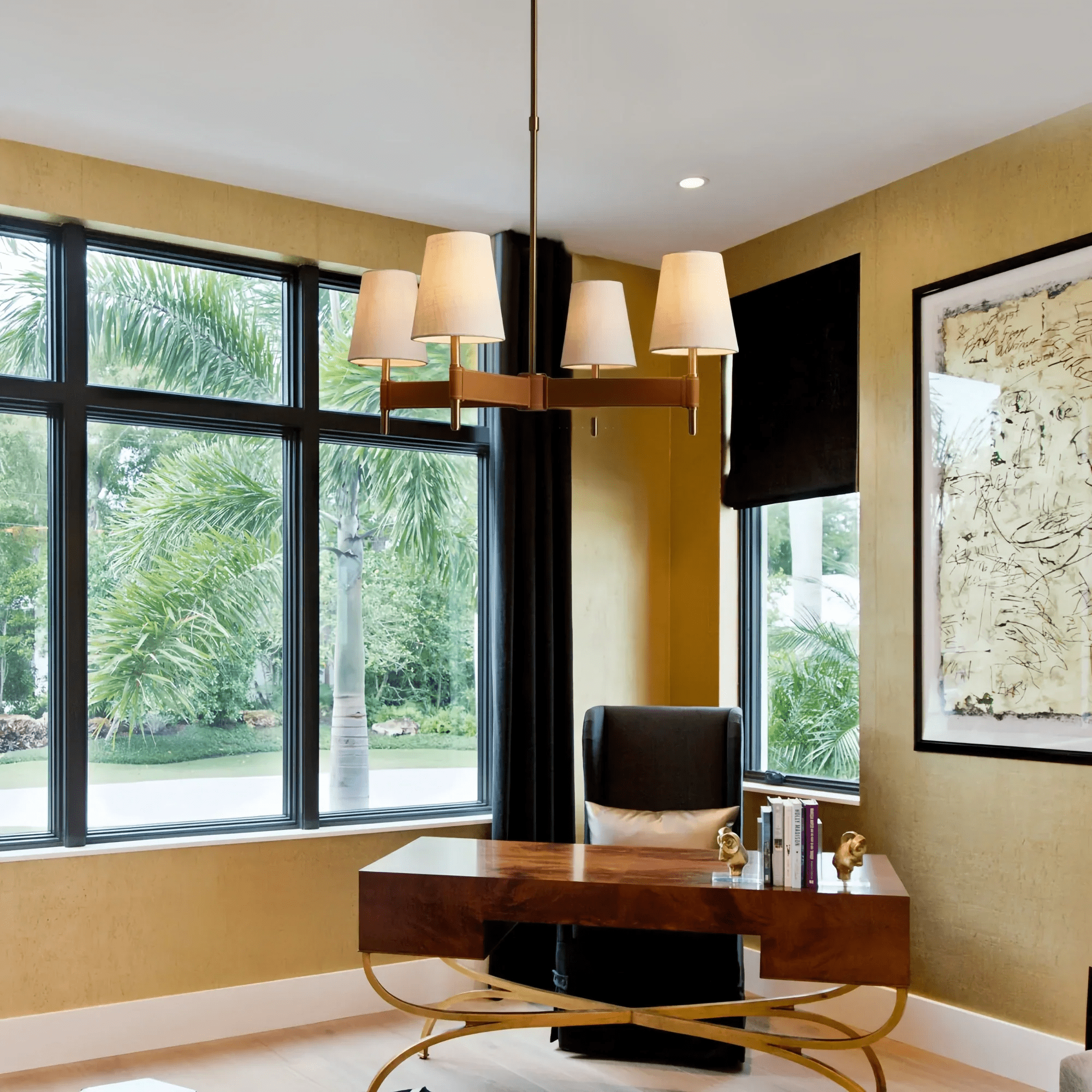 Hasting 4 - Light Cross Chandelier - Blushlighting