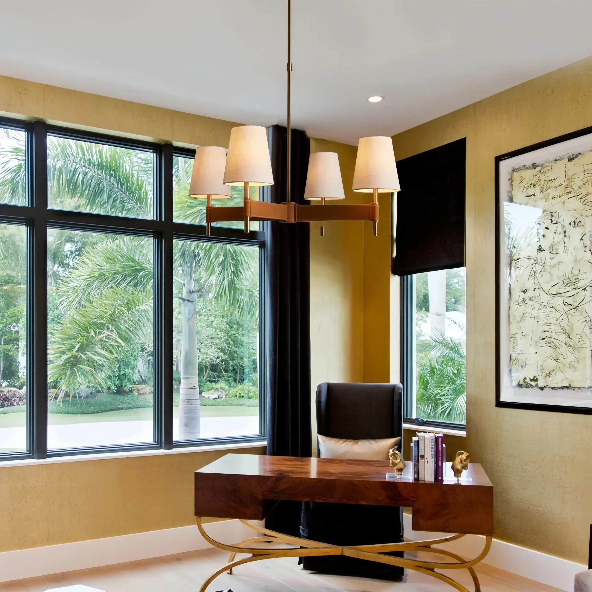 Hasting 4-Light Cross Chandelier-