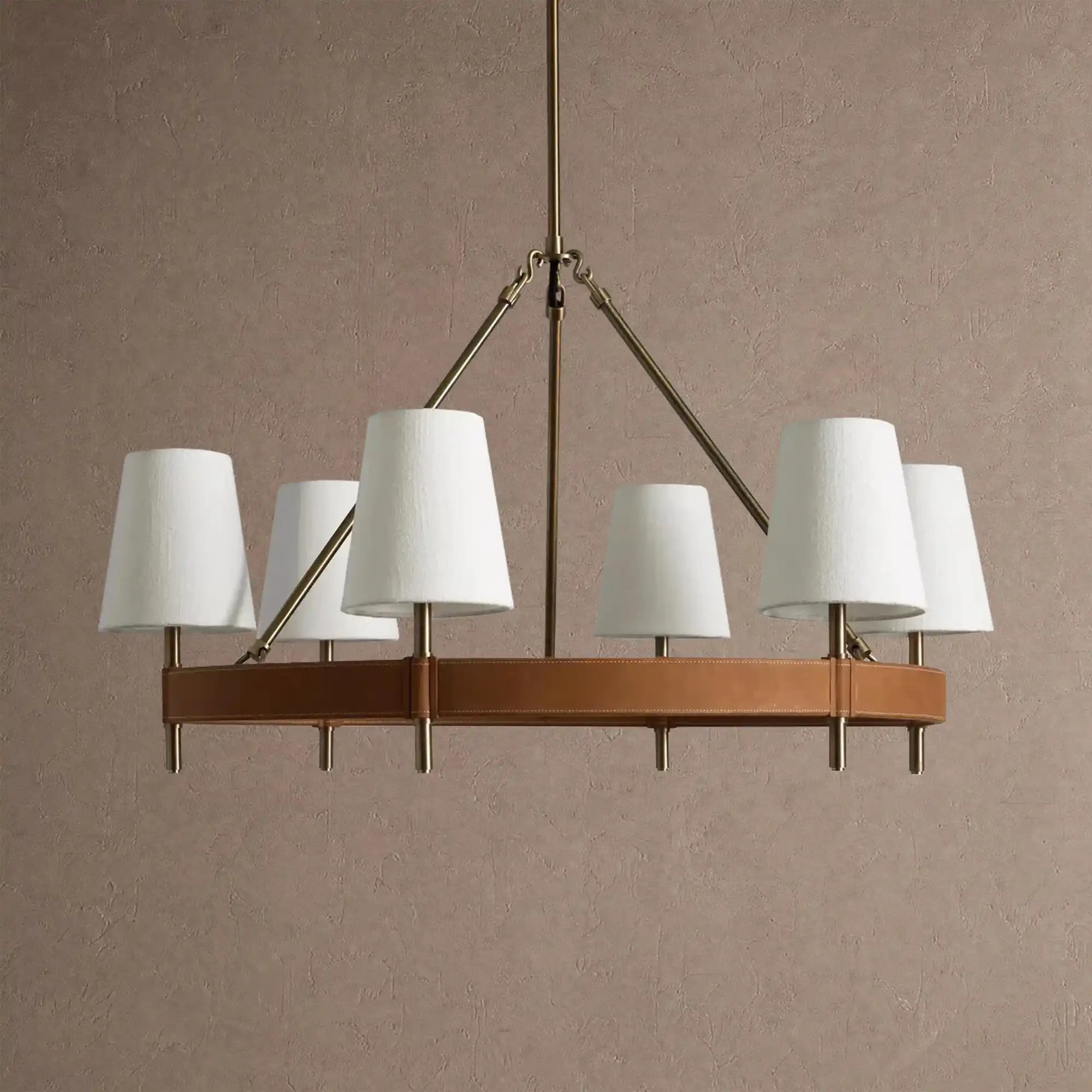 Hasting Round Chandelier 6/8/10-Light - 6-LightBlushlighting
