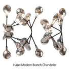 Hazel Modern Branch Chandelier - Blushlighting