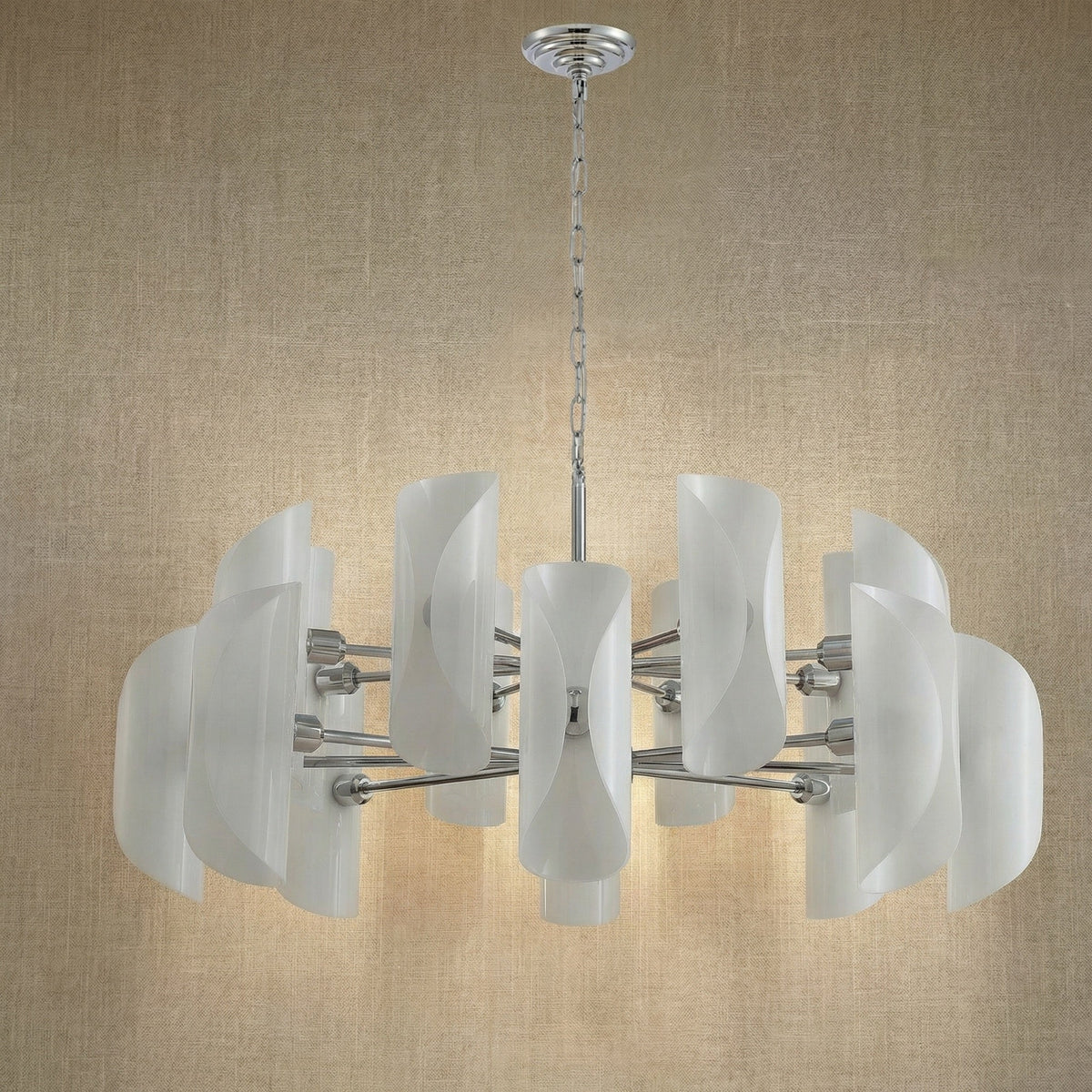 Helena Glamorous Glass Light Pendant 39" - Blushlighting