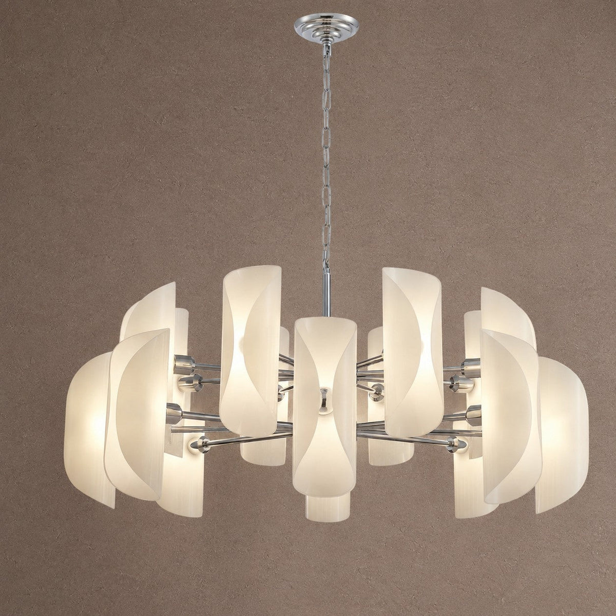 Helena Glamorous Glass Light Pendant 39" - Blushlighting