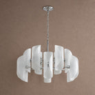 Helena Living Room Chandelier Modern 31" - Natural GlassBlushlighting