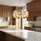 Helena Modern Chrome Glass Pendant Light - ClearBlushlighting