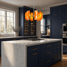 Helena Modern Chrome Glass Pendant Light - OrangeBlushlighting