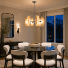 Helena Modern Chrome Glass Pendant Light - OrangeBlushlighting