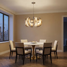 Helena Modern Chrome Glass Pendant Light - OrangeBlushlighting