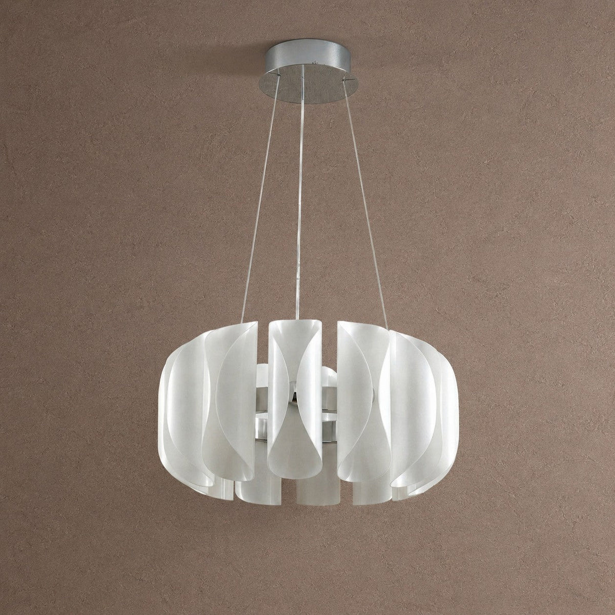 Helena Modern Glass Round Chandelier - Ø23.6" × H11.8" (Ø60 × H30 cm)Blushlighting