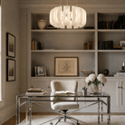 Helena Modern Glass Round Chandelier - Ø39.4" × H11.8" (Ø100 × H30 cm)Blushlighting