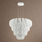 Helena Modern Tiered Glass Chandelier - Blushlighting