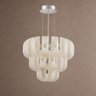 Helena Tiered Modern Glass Chandelier 31" D - Blushlighting