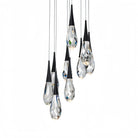 Hellebore LED Multi Light Pendant Light Round Chandelier - 15 - LightPolished NickelBlushlighting