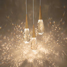Hellebore LED Multi Light Pendant Light Round Chandelier - 15 - LightPolished NickelBlushlighting