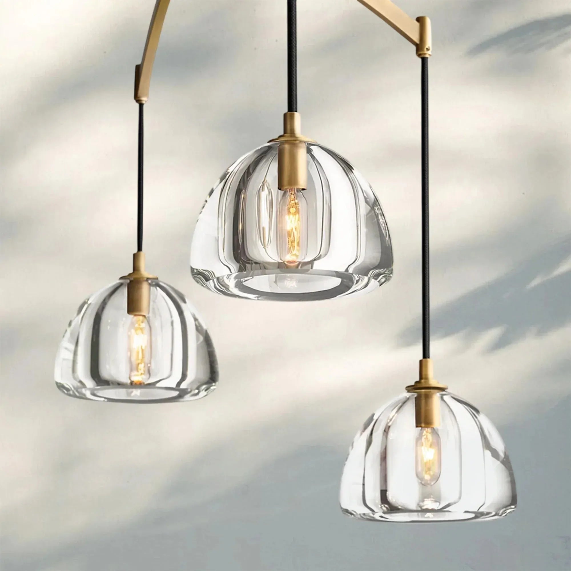 Hemisphare Linear Chandelier 54‘’ 72‘’-