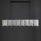 Herlow Calcite Modern Rectangular Alabaster Chandelier-Blushlighting