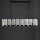 Herlow Calcite Modern Rectangular Alabaster Chandelier-Blushlighting