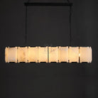 Herlow Calcite Modern Rectangular Alabaster Chandelier-Blushlighting