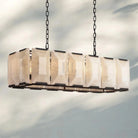 Herlow Calcite Rectangular Chandelier-