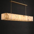Herlow Calcite Modern Rectangular Alabaster Chandelier-Blushlighting