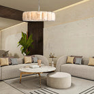 Herlow Calcite Round Chandelier-Blushlighting