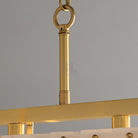 Hexa Alabaster Chandelier - L 39.4″ x W 8.3″ x H 23.6″Gold & WhiteBlushlighting
