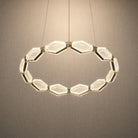 Hexon Foyer Chandelier Contemporary - Ø33.9" × H6.5" (Ø86 cm) – Tawny GlazeBlushlighting