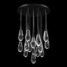 Hibiscas LED Multi Light Pendant Light - Aged Brass15-LightBlushlighting