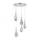 Hibiscus LED Multi Light Pendant Light Round Chandelier - Blushlighting